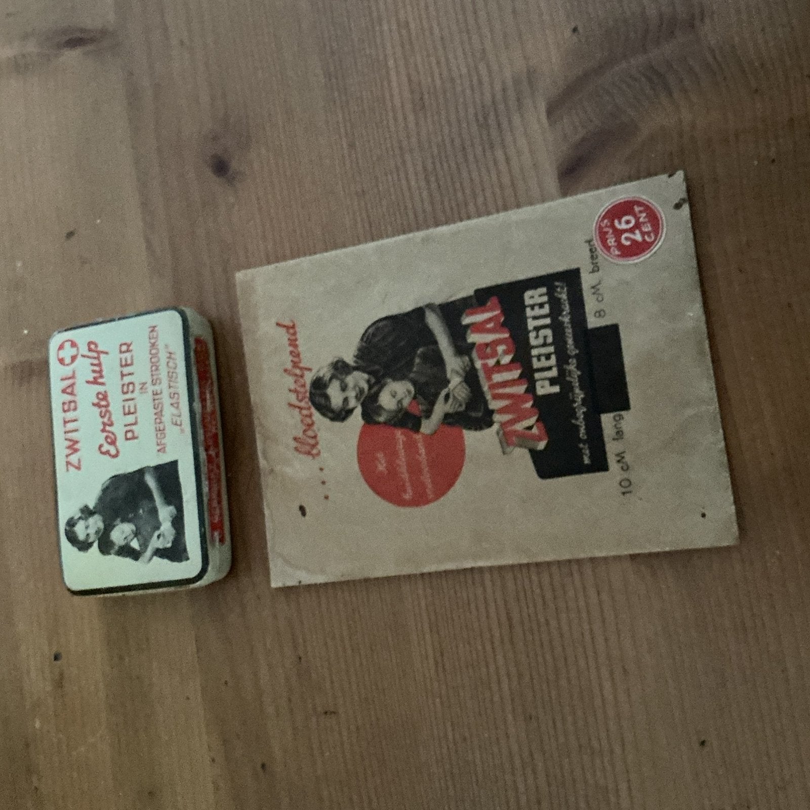 Zwitsal pleister doosje en zakje, Ophalen of Verzenden, Zo goed als nieuw