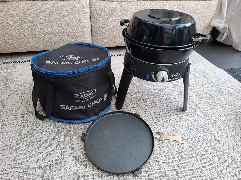 Cadac Safari Chef 2 - Compacte en veelzijdige gasbarbecue, Ophalen of Verzenden, Gebruikt, Cadac