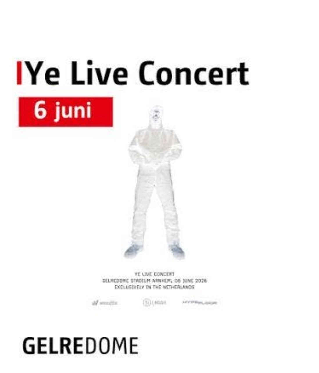 Kanye west (YE) rang 1 - 6 juni, Tickets en Kaartjes, Twee personen, Juni