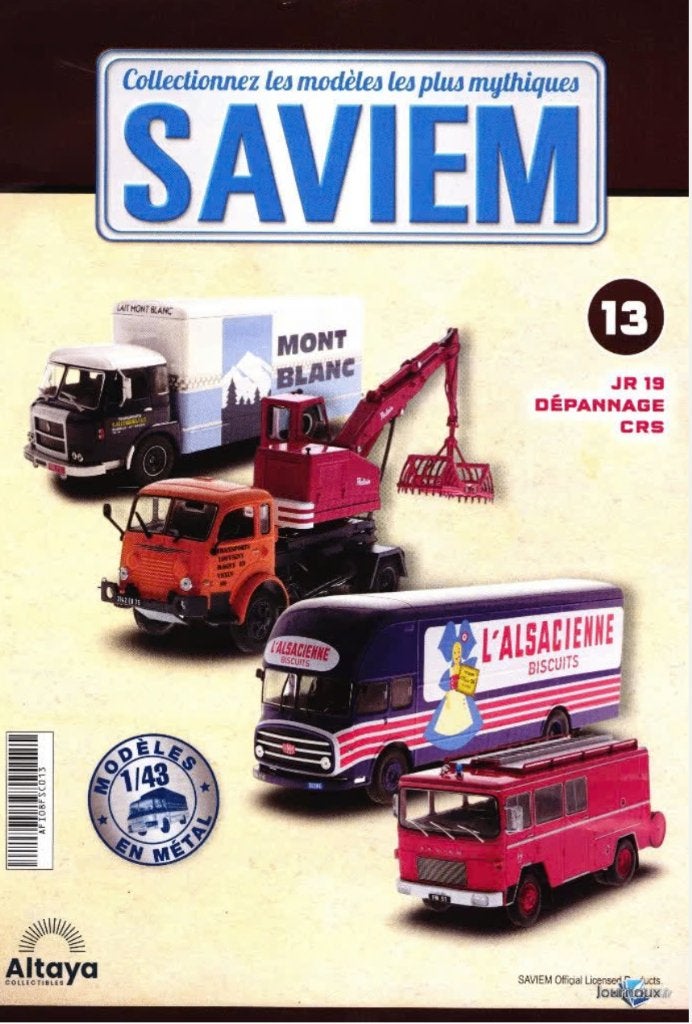 Saviem JR 19 depannage CRS takelwagen 1/43 Saviem ALTAYA 13, Verzenden, Nieuw, Bus of Vrachtwagen, Overige merken
