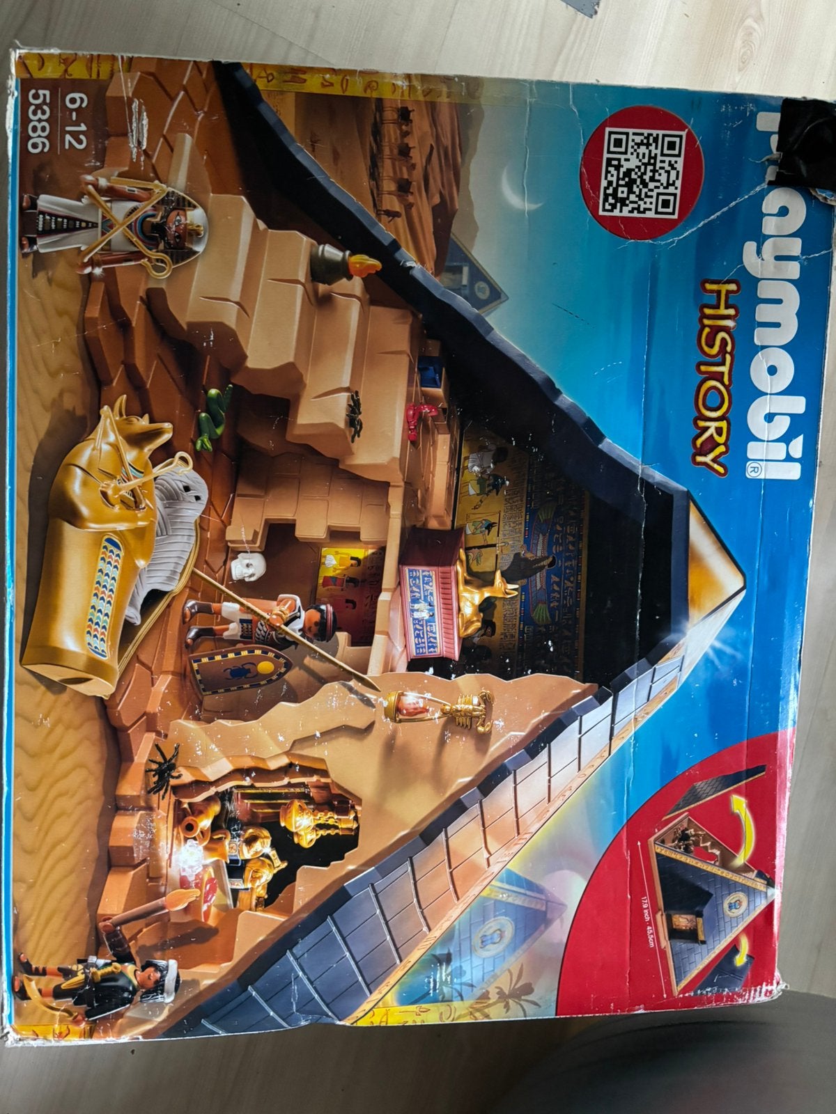 playmobil piramide, Ophalen of Verzenden, Minder dan 500 stukjes, Zo goed als nieuw