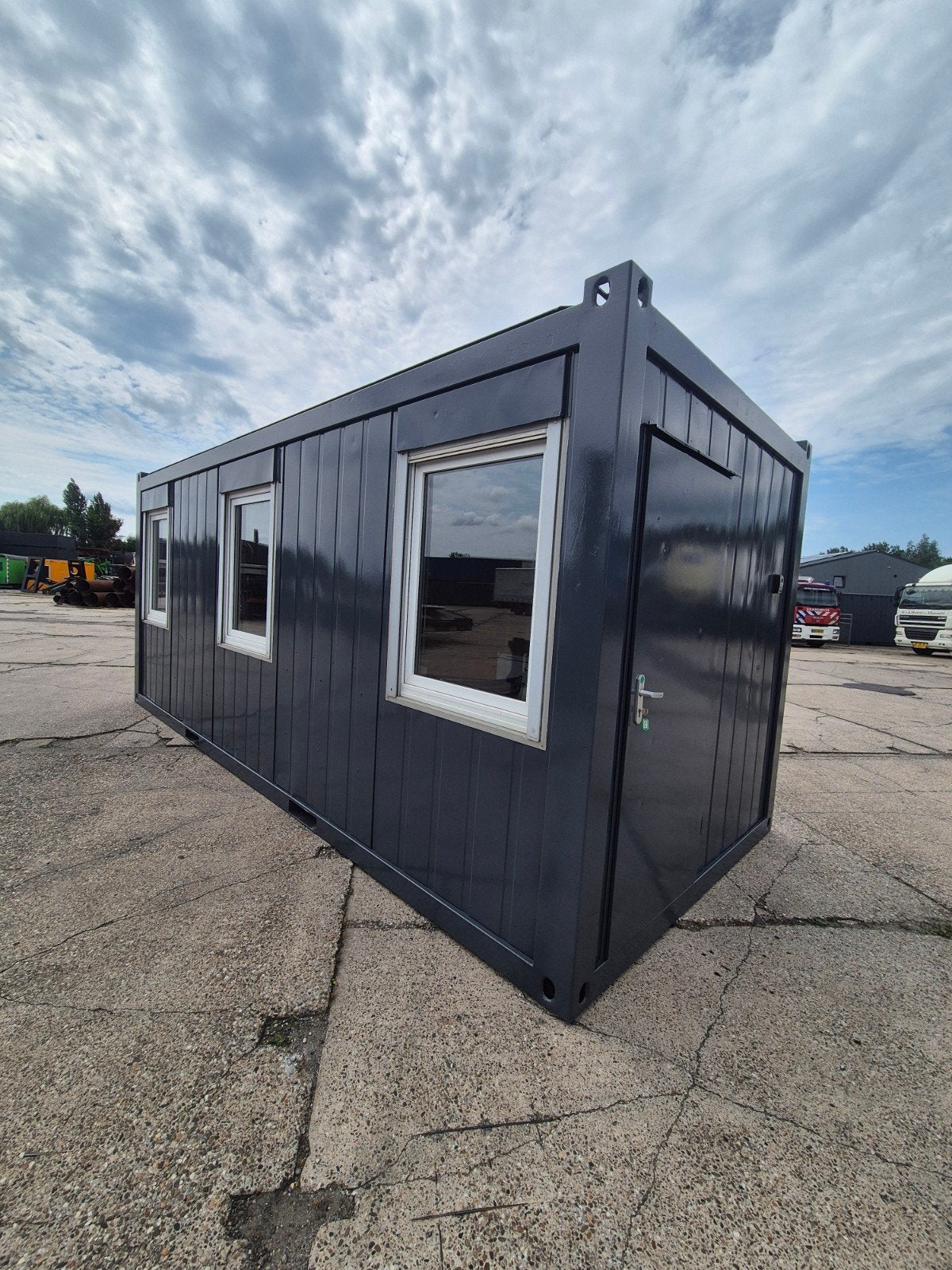 20ft Schaftunit / Schaftkeet - 6 x 2,5m met keukenblok, Ophalen of Verzenden
