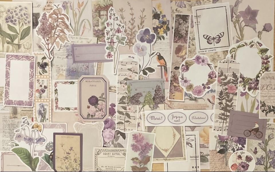 Scrapbooking, bulletjournal, dagboek, junk journal papier, Hobby en Vrije tijd, Scrapbooking, Verzenden, Nieuw, Papier of Karton