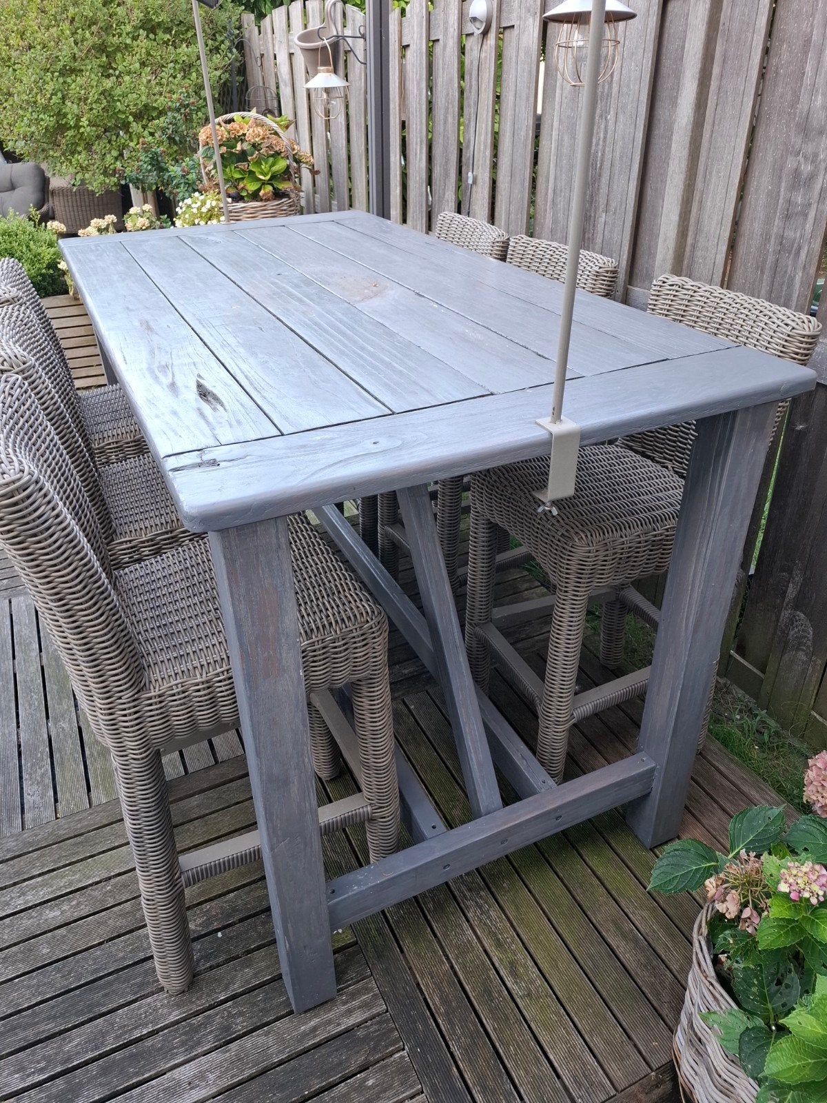 4seasons barstoelen en tuintafel, Ophalen, Rechthoekig