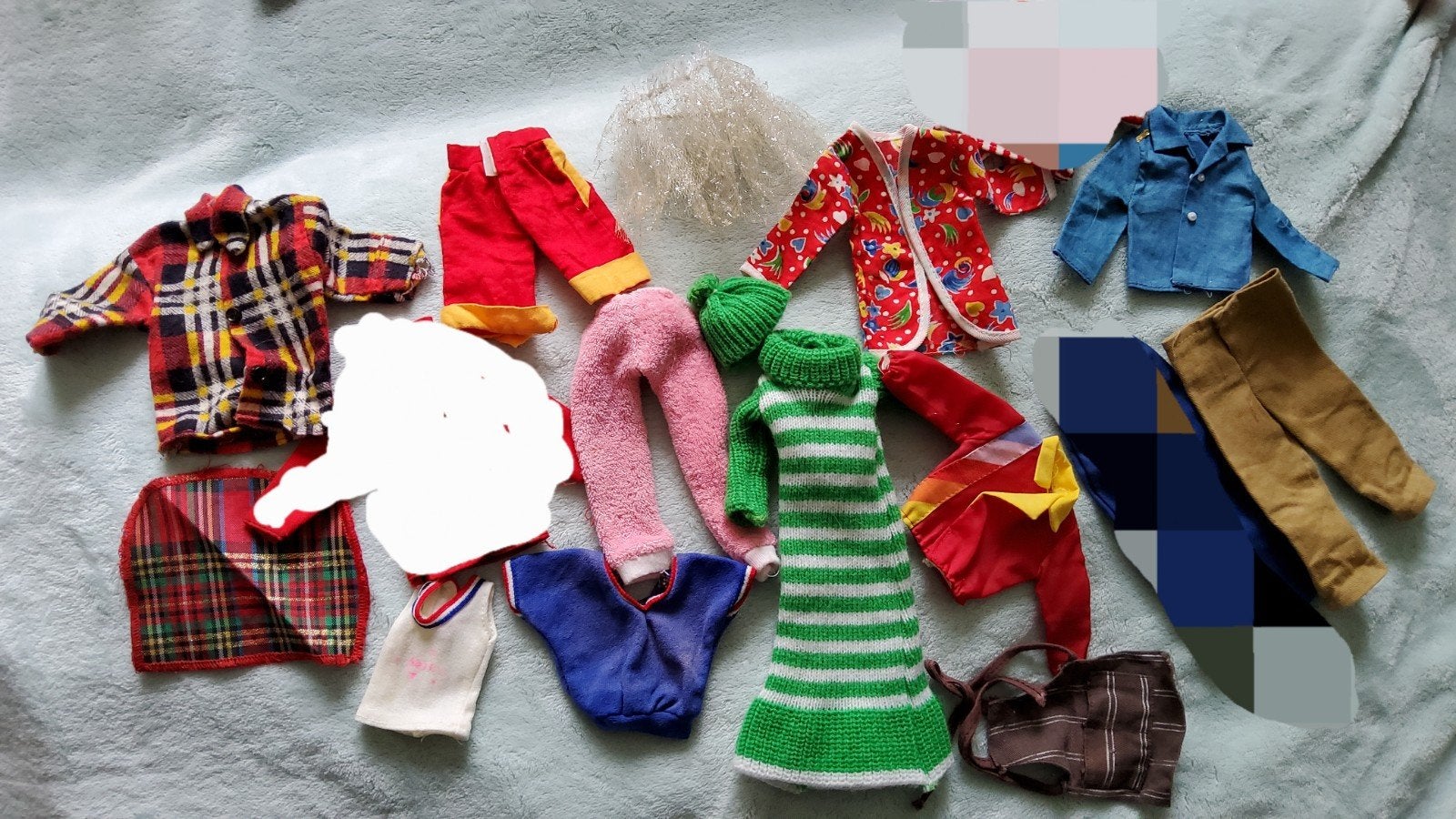 Vintage Barbie Sindy Fleur Tienerpop sport outfit short jurk, Ophalen of Verzenden, Fashion Doll