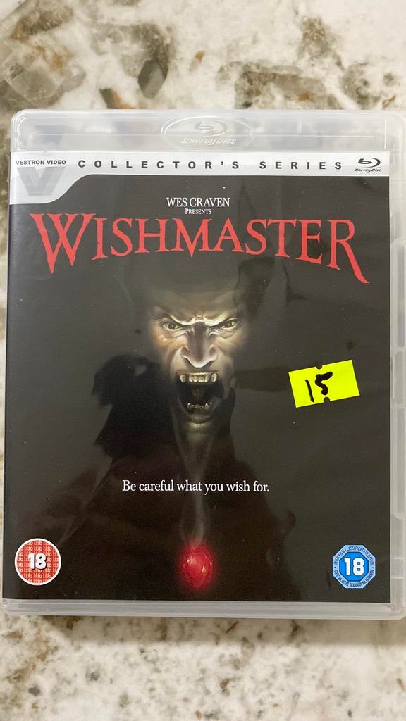 Wishmaster blu ray horror, Ophalen of Verzenden, Zo goed als nieuw, Horror