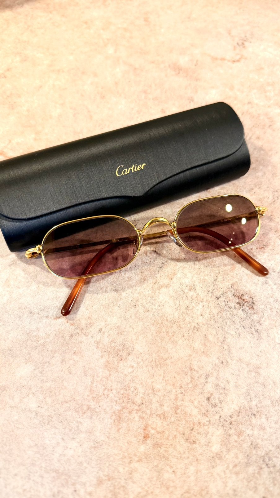 Cartier Trinity (Deimos vintage 90’s-00’s) 18k goud, Sieraden, Tassen en Uiterlijk, Zonnebrillen en Brillen | Heren, Overige merken