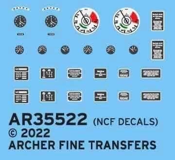Archer	AR35522	Sd.Kfz.9 FAMO Instruments and Placards	1/35, Verzenden, Nieuw, 1:35 tot 1:50