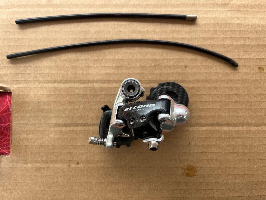 Campagnolo Record Titanium & Carbon Achterderailleur (10-sp), Ophalen of Verzenden, Gebruikt, Overige typen