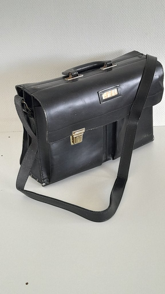 NS MACHINISTEN TAS(COMPLEET) JAREN 70/80, Ophalen of Verzenden, Zo goed als nieuw, Trein, Tas of Koffer