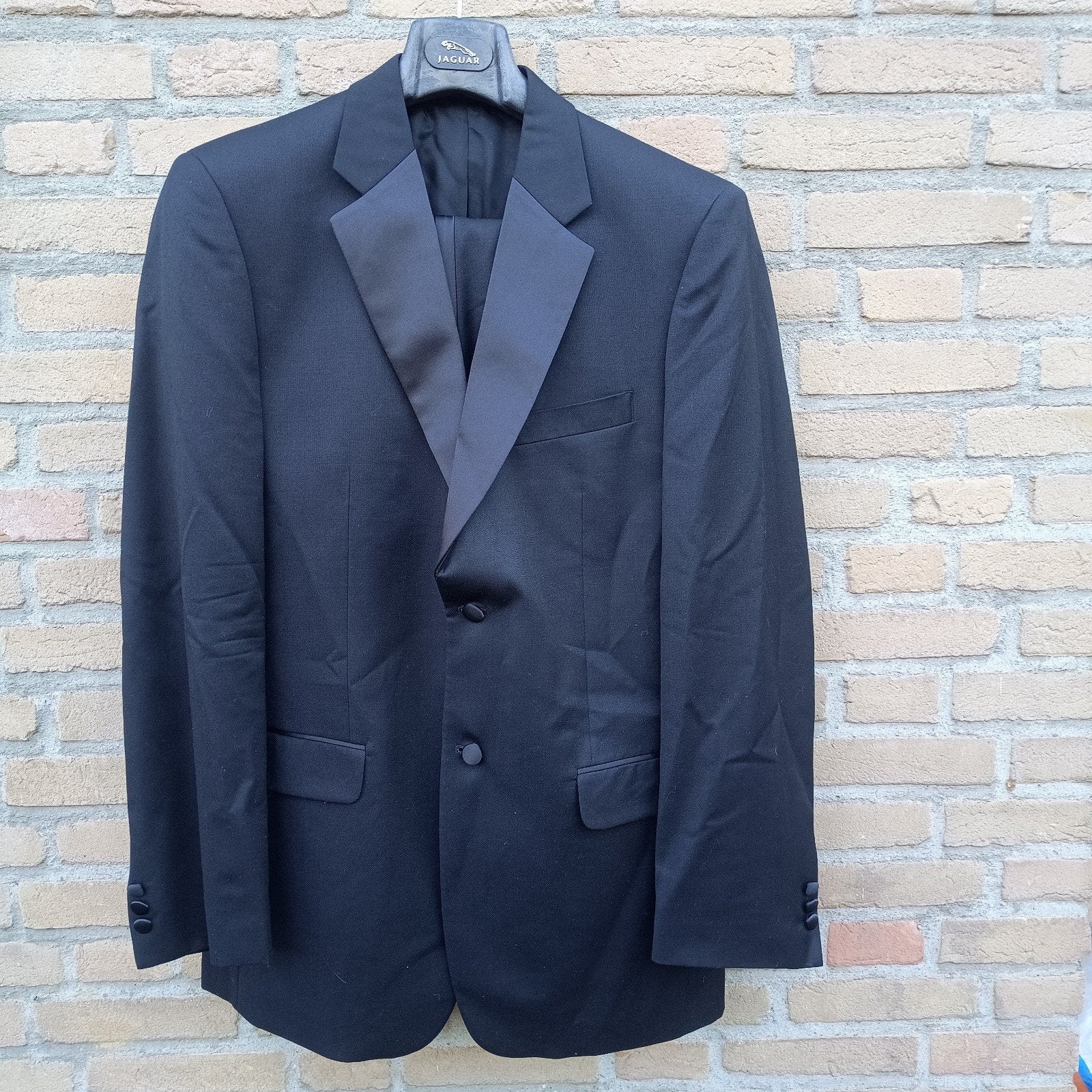 Smoking maat 102 50 lengtemaat zwart luxe 100%  coolwool JNY, Maat 48/50 (M), Zwart, JNY, Ophalen of Verzenden