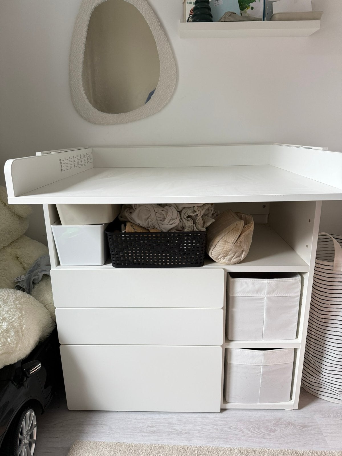 Commode ikea ‘smastad’ wit, Ophalen, 70 cm of meer, 105 cm of meer, Zo goed als nieuw