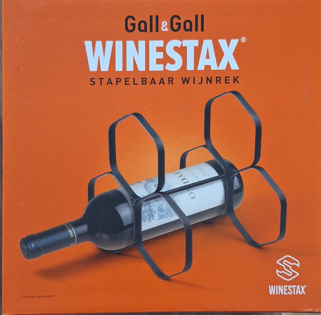 Stax wijnrek - nieuw in doos, Ophalen of Verzenden, Nieuw, Metaal, 5 tot 15 flessen