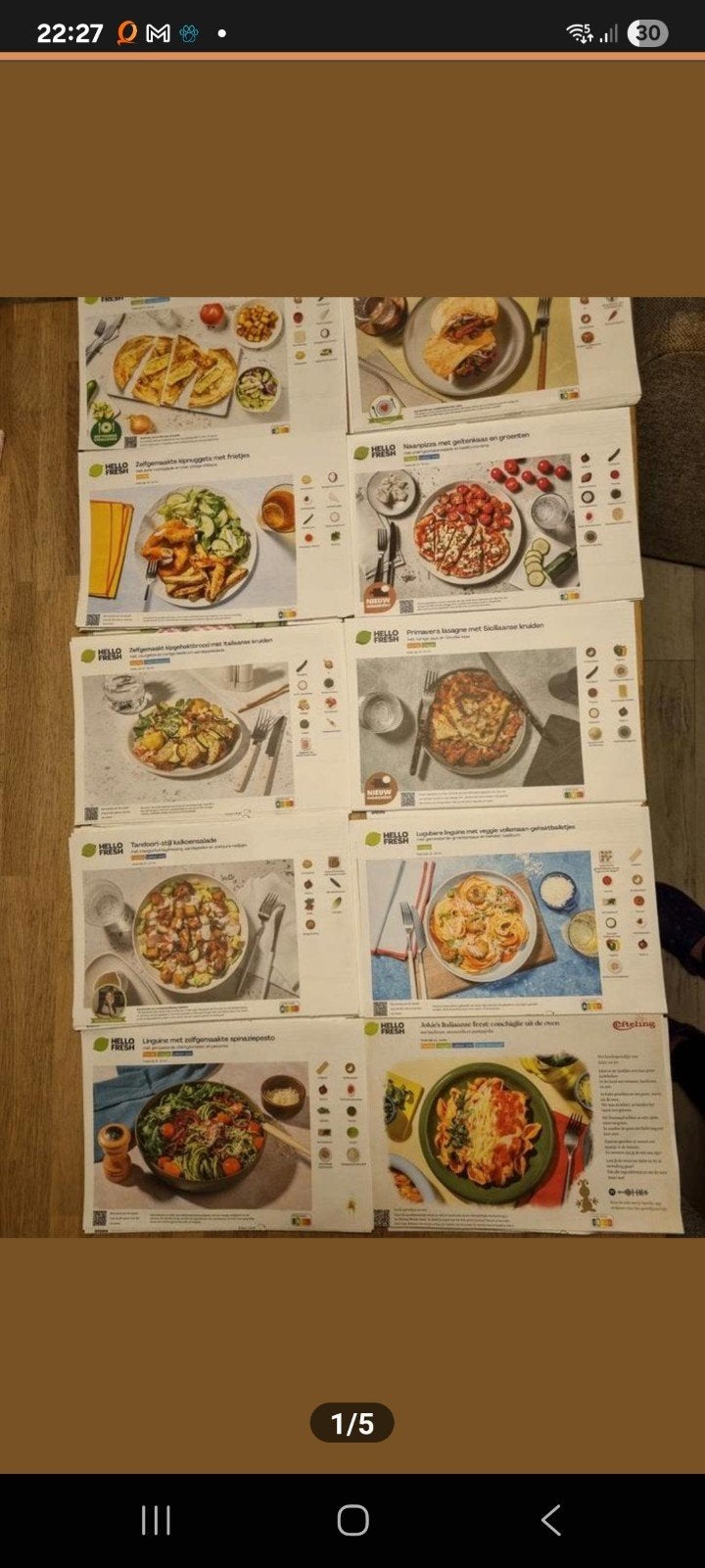 Hello Fresh recepten., Hello Fresh, Overige typen, Ophalen of Verzenden, Zo goed als nieuw