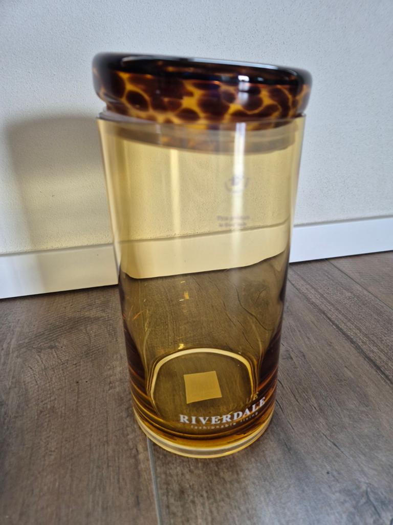 Nieuwe voorraadpot - Riverdale, Overige kleuren, Nieuw, Ophalen of Verzenden, Glas