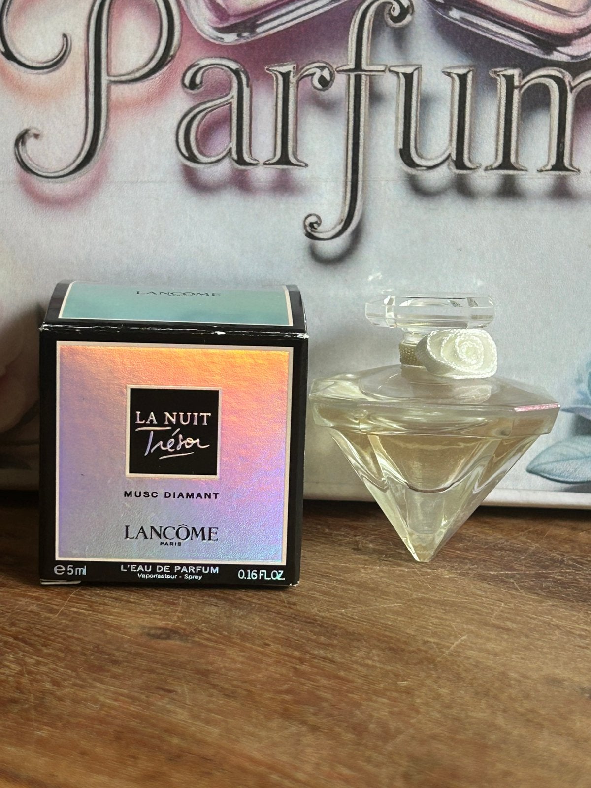 Lancôme - la nuit trésor musc diamant miniatuur 5ml edp, Ophalen of Verzenden, Nieuw