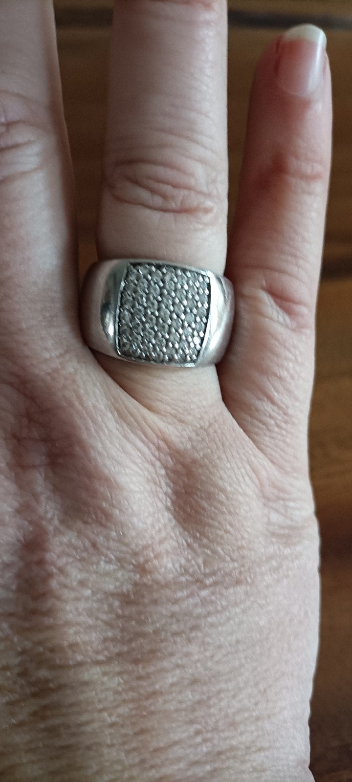 zilveren ring van ti sento maat 56, Ophalen of Verzenden, Zo goed als nieuw, 17 tot 18, Dame