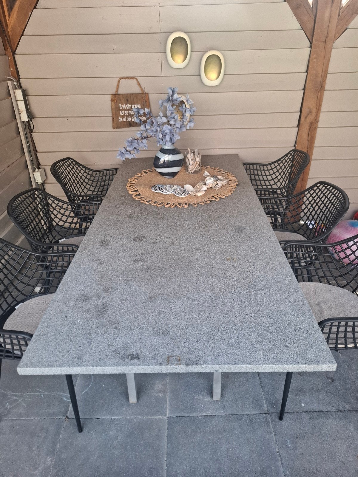 Granieten tafel, Ophalen, Zo goed als nieuw, Overige materialen