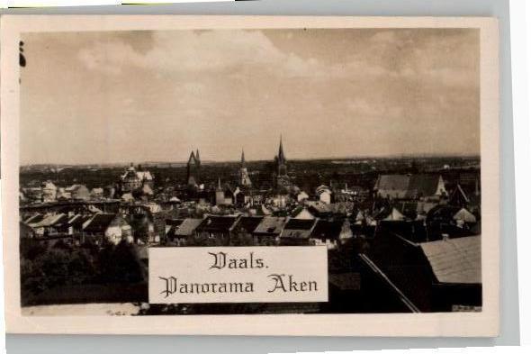 Vaals Panorama Aken zegel + st 1950, Verzenden, 1940 tot 1960, Gelopen, Limburg