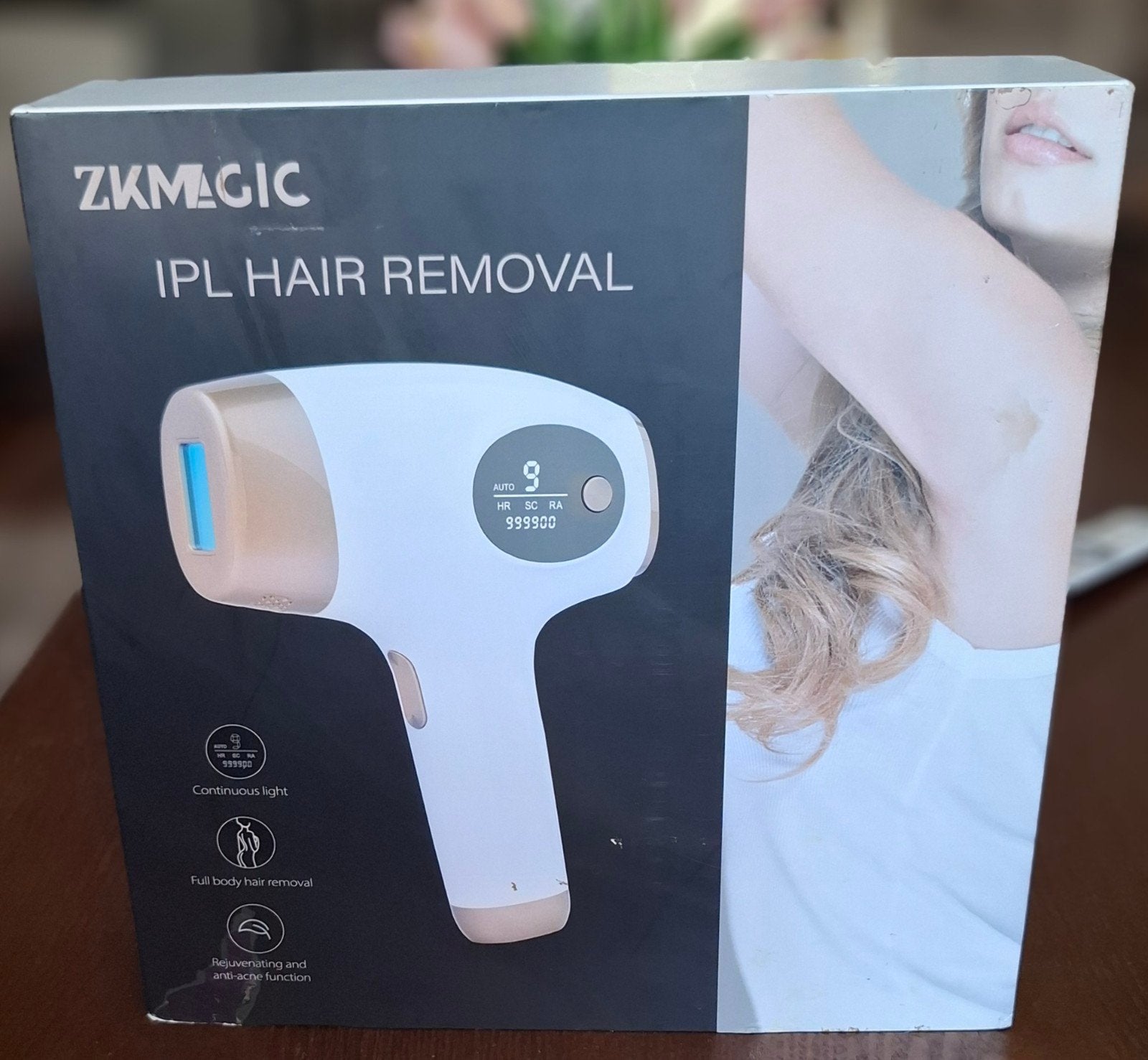 IPL Haar verwijderen dmv laser Nieuw apparaat van ZKmegic, Ophalen of Verzenden, Nieuw, Scheren en Epileren