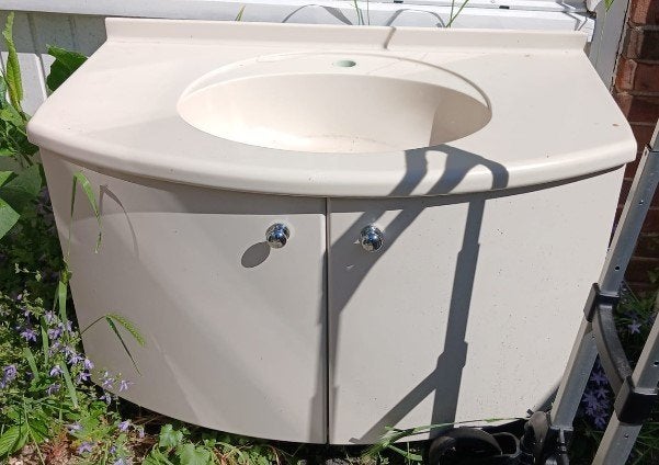 wasbak met kast Gratis ophalen, Ophalen, Gebruikt, 50 tot 100 cm, Minder dan 100 cm