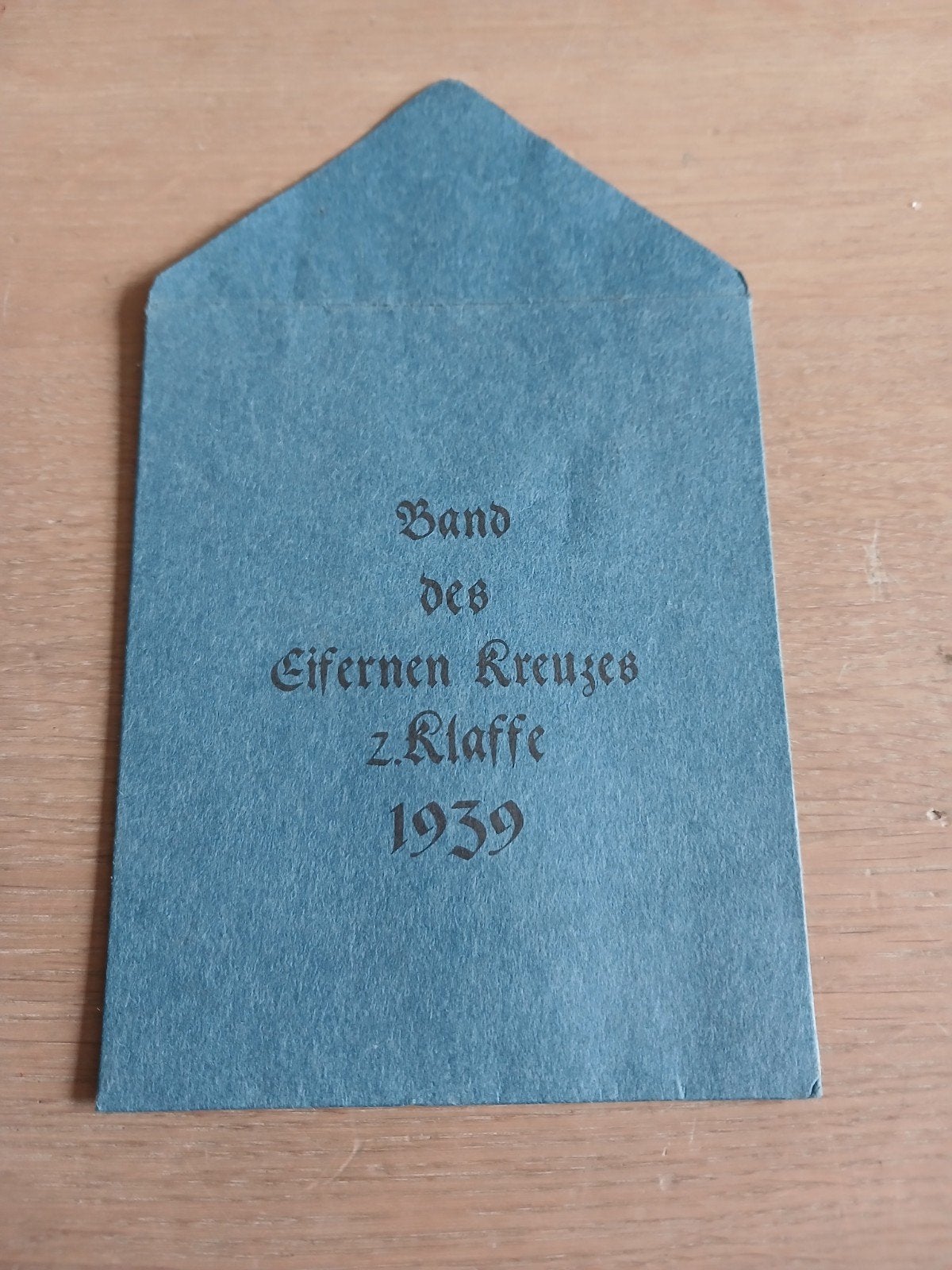 Verpakking band IJzeren Kruis 2e Klasse 1939 WO2 Duits, Verzamelen, Ophalen of Verzenden, Overige soorten, Duitsland, Embleem of Badge