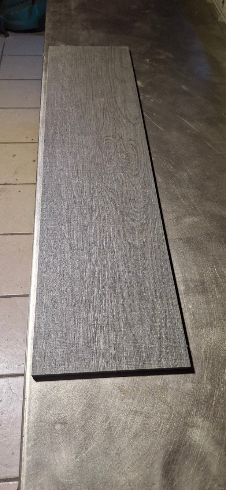15x Oak Grey Gres Porcellanato Tegels 22,5x90 cm, Ophalen, 60 cm of meer, Nieuw, Vloertegels