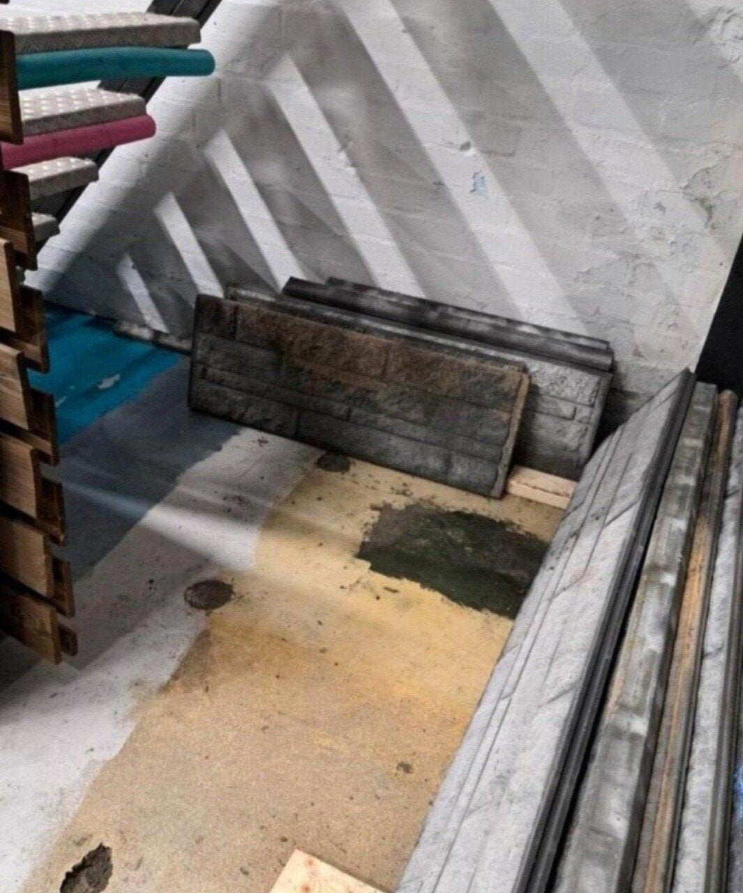 Betonplaten, Ophalen, Overige materialen