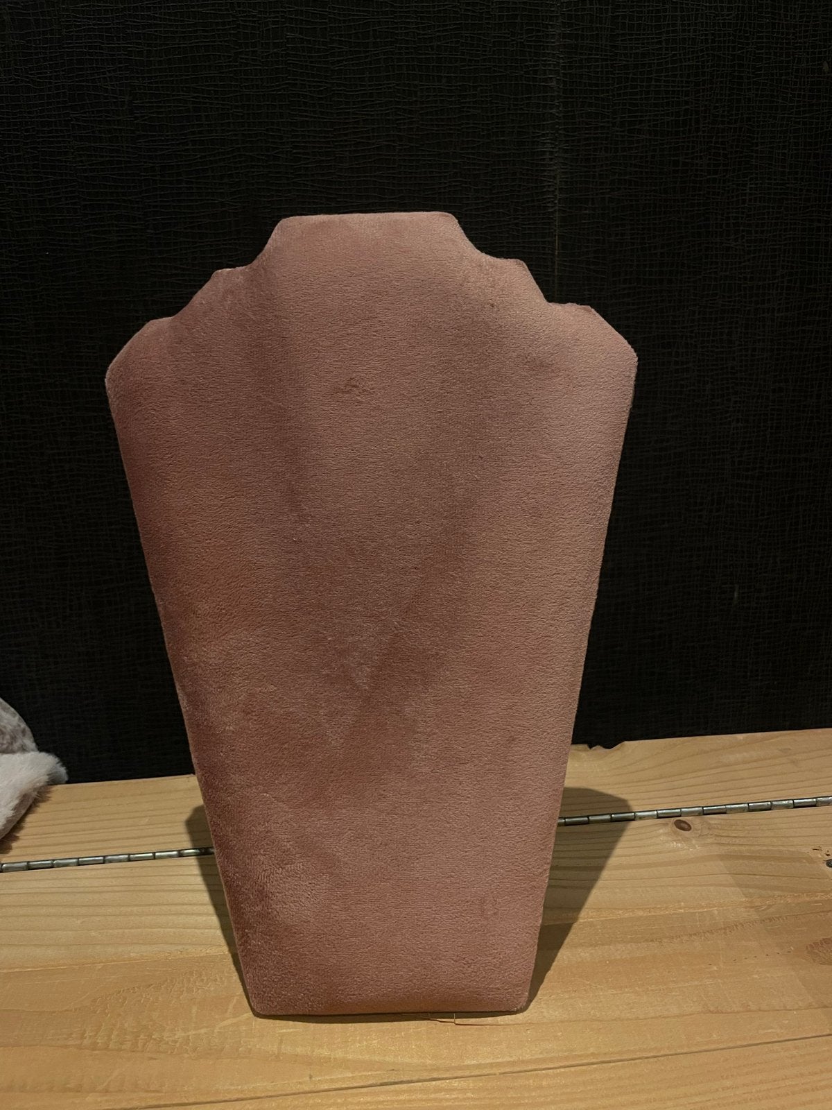 Sieraden display standaard - Roze fluweel, Ophalen of Verzenden, Zo goed als nieuw