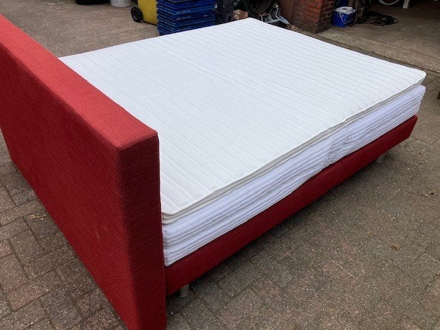 boxspring, Ophalen, Tweepersoons, Zo goed als nieuw, 200 cm