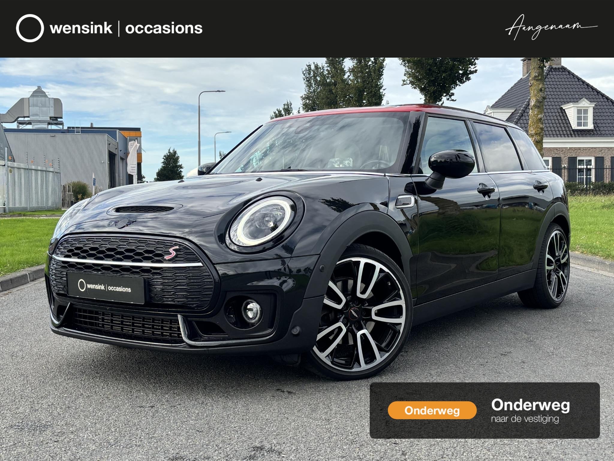 MINI Clubman 2.0 Cooper S Rockingham GT Edition | JCW Pakket, Auto's, Gebruikt, 4 cilinders, Zwart, Grijs