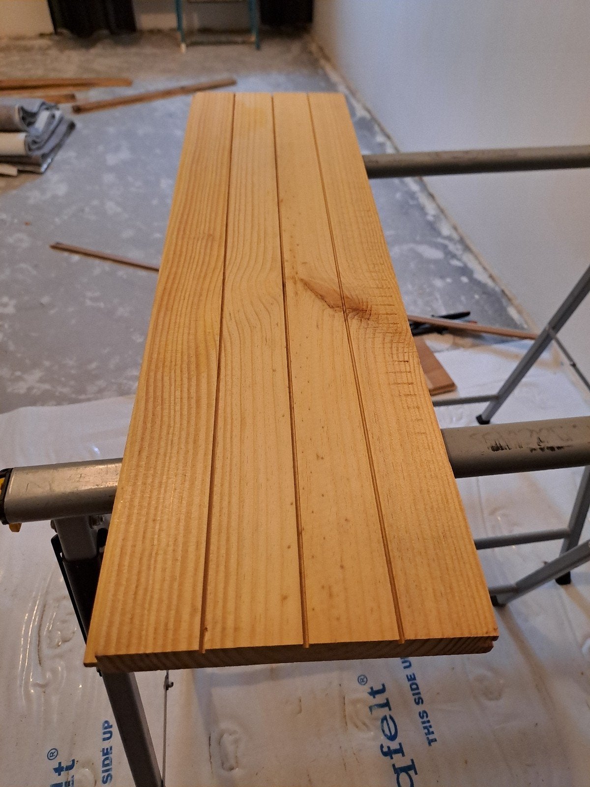 Grenen planken vloer, Gebruikt, Minder dan 25 mm, Grenen, Ophalen of Verzenden