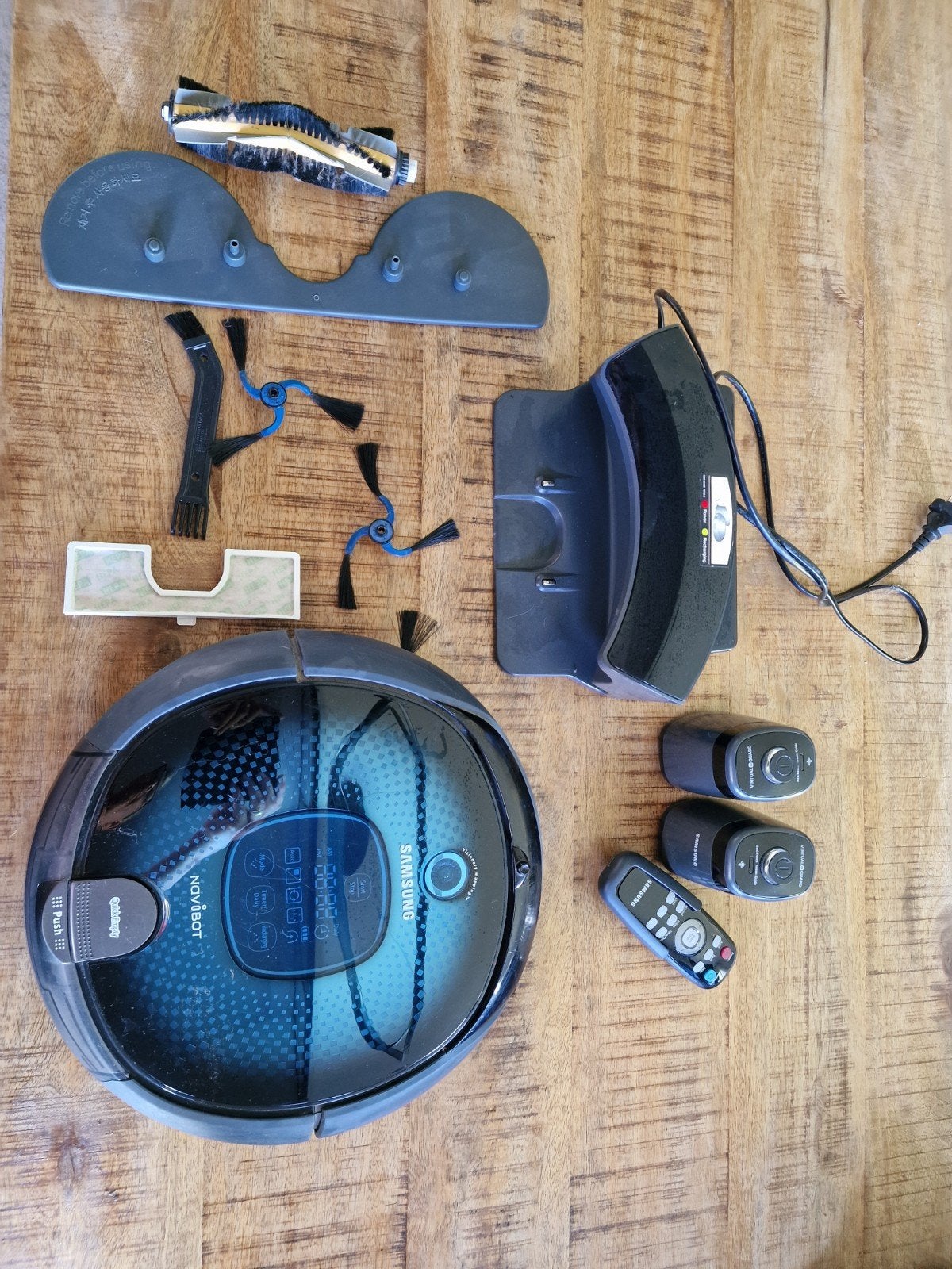 Samsung Navibot SR8855 Robotstofzuiger met accessoires, Gebruikt, Geschikt voor tapijt, Ophalen of Verzenden, Robotstofzuiger