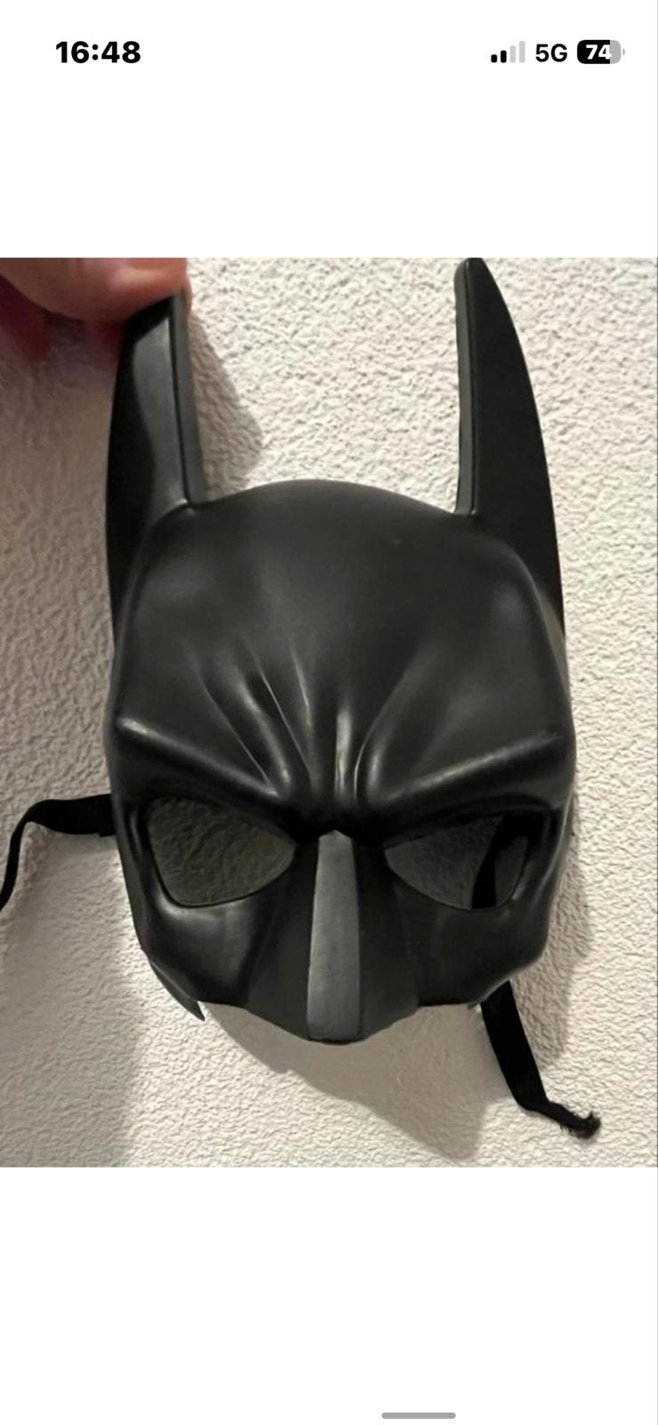 Batman kostuum voor kinderen - compleet met masker en cape, Ophalen of Verzenden, Gebruikt, 122 t/m 128, Jongen of Meisje