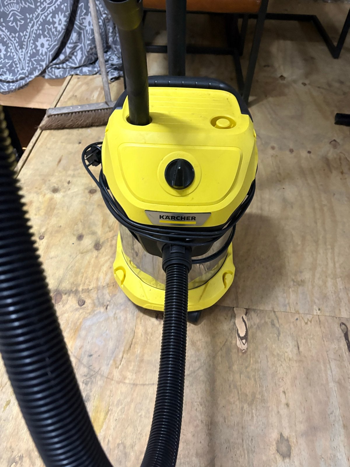 Kärcher WD 3 S Waterstofzuiger - Krachtige Nat- en Droogzuig, Ophalen, Inclusief accessoires, Gebruikt, Kärcher