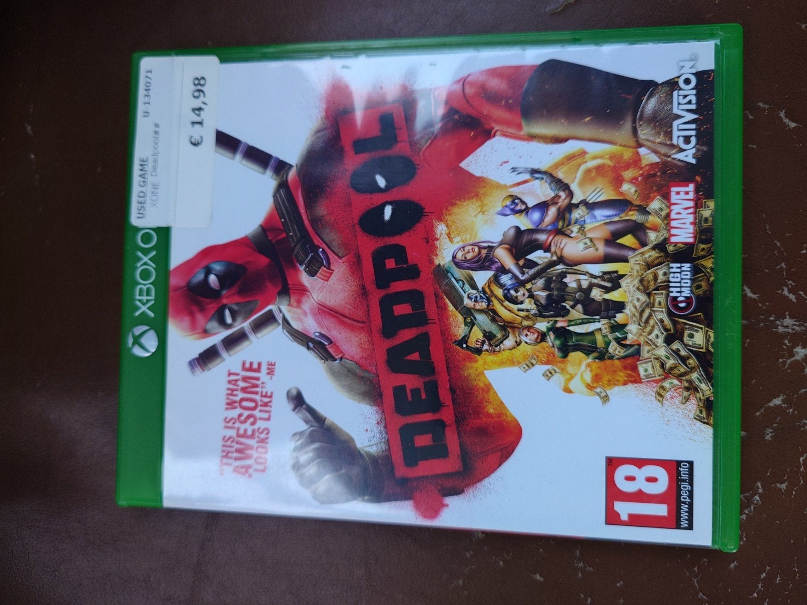 Deadpool Xbox One Game - Actie en Avontuur, Spelcomputers en Games, Avontuur en Actie, Vanaf 18 jaar, 1 speler, Ophalen of Verzenden