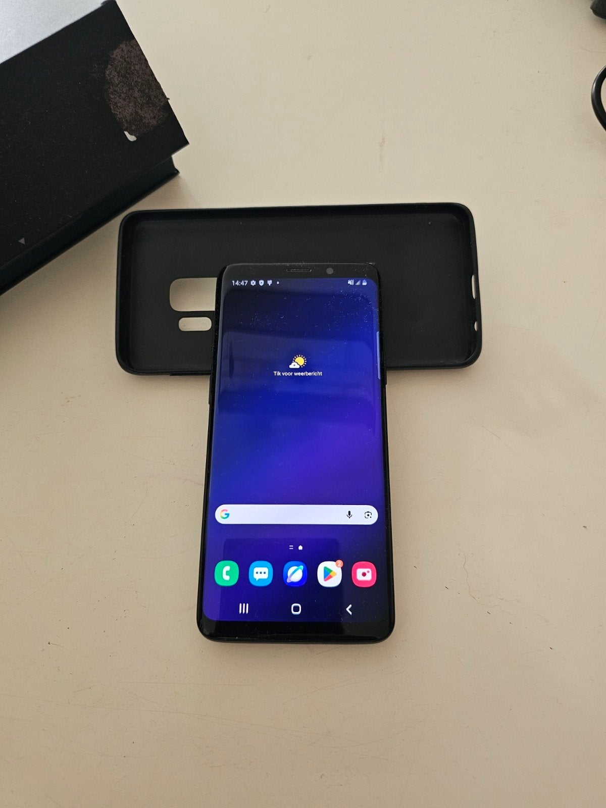 Te koop Samsung galaxy S9, Ophalen, Zwart, Touchscreen, Zo goed als nieuw