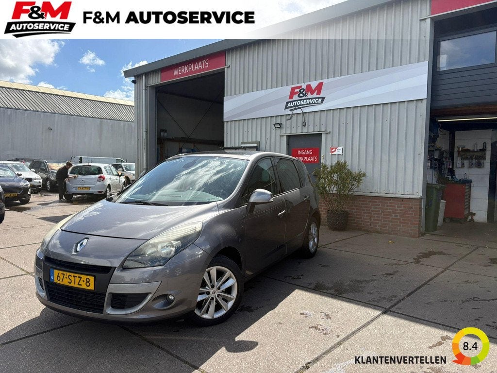 Renault Scénic 1.4 TCE Parisienne Clima, cruise, pano, pdc, Auto's, Voorwielaandrijving, Euro 5, Stof, Gebruikt