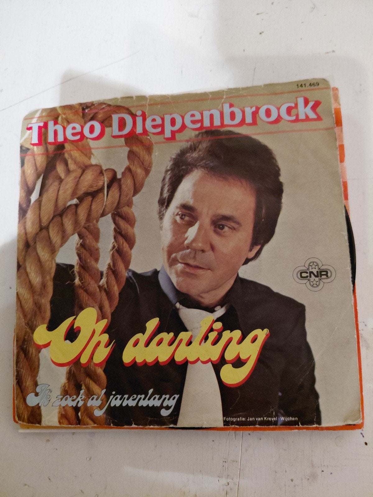 Theo Diepenbrock - Oh darling / Ik zoek al jarenlang, Ophalen of Verzenden, Gebruikt, Schlager, Single