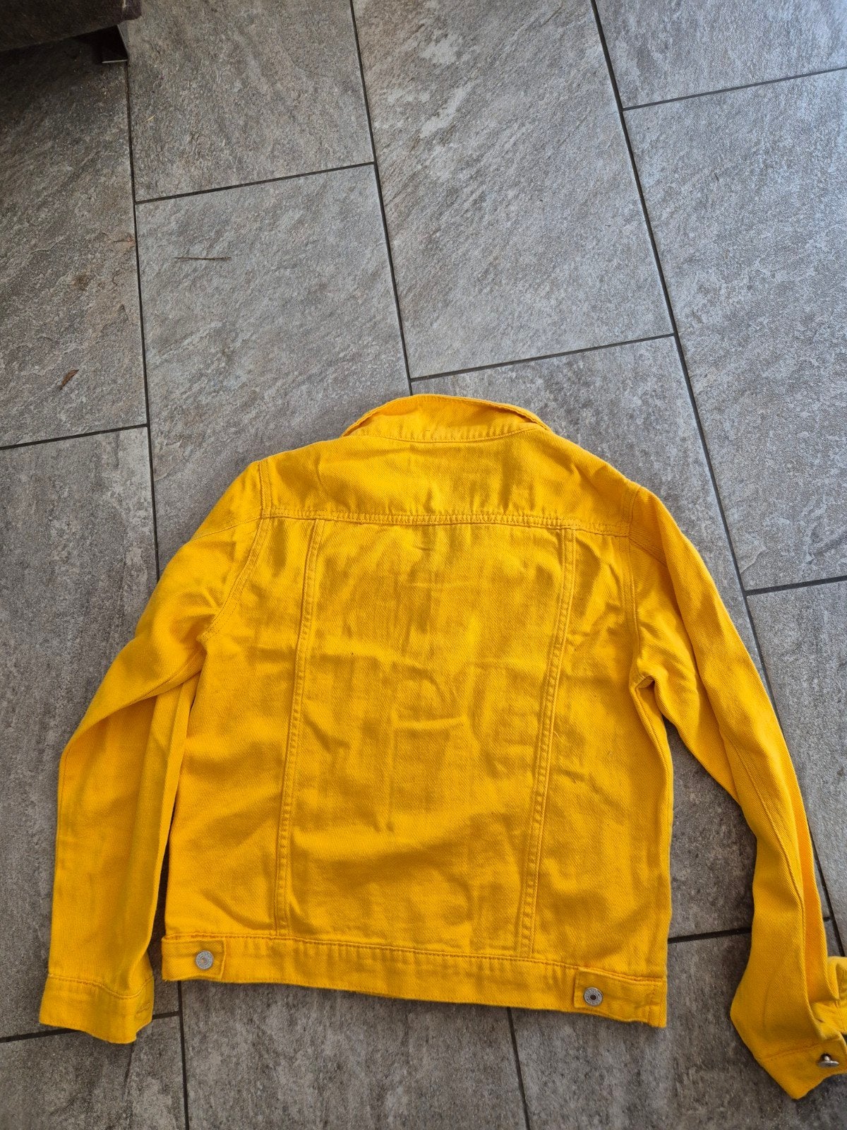 Ella-rose fel geel jeans jasje - Maat L, Geel, Maat 42/44 (L), Nieuw, Ophalen of Verzenden