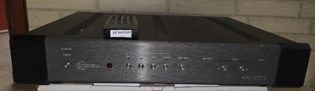 Krell KAV-250p gebalanceerde voorversterker, Gebruikt, Ophalen, Overige merken, Minder dan 60 watt