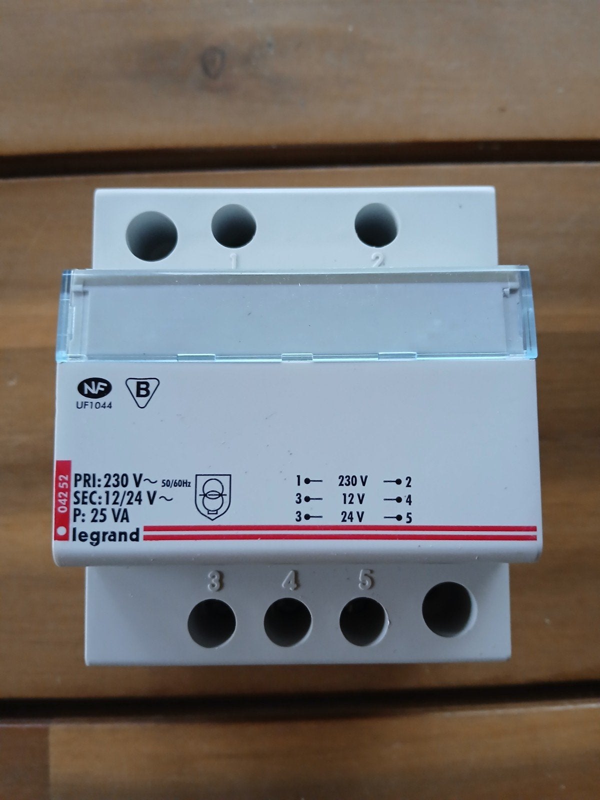 Legrand Transformator 230V naar 12V/24V - 25VA, Ophalen of Verzenden, Gebruikt, Overige typen