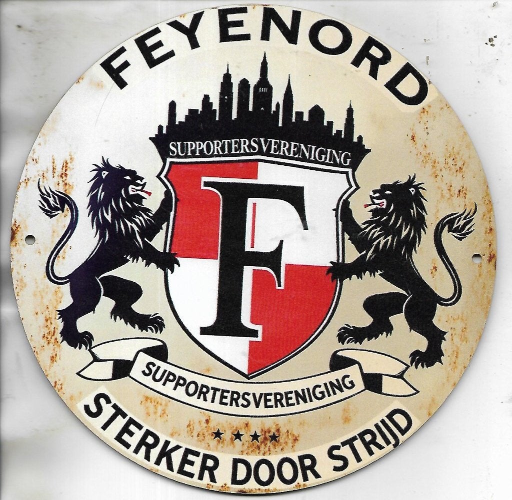 Feyenoord - supportersbord, Ophalen of Verzenden, Zo goed als nieuw, Feyenoord, Poster, Plaatje of Sticker