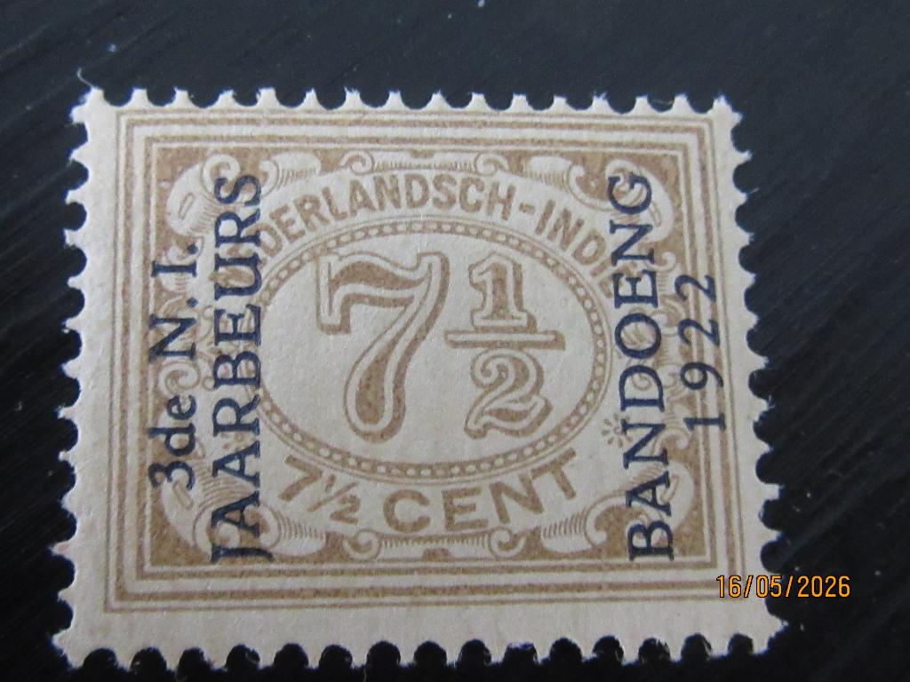 Nico Ned Indie 155 Postfris zonder plakker 1922, Ophalen of Verzenden, Postfris, Nederlands-Indië