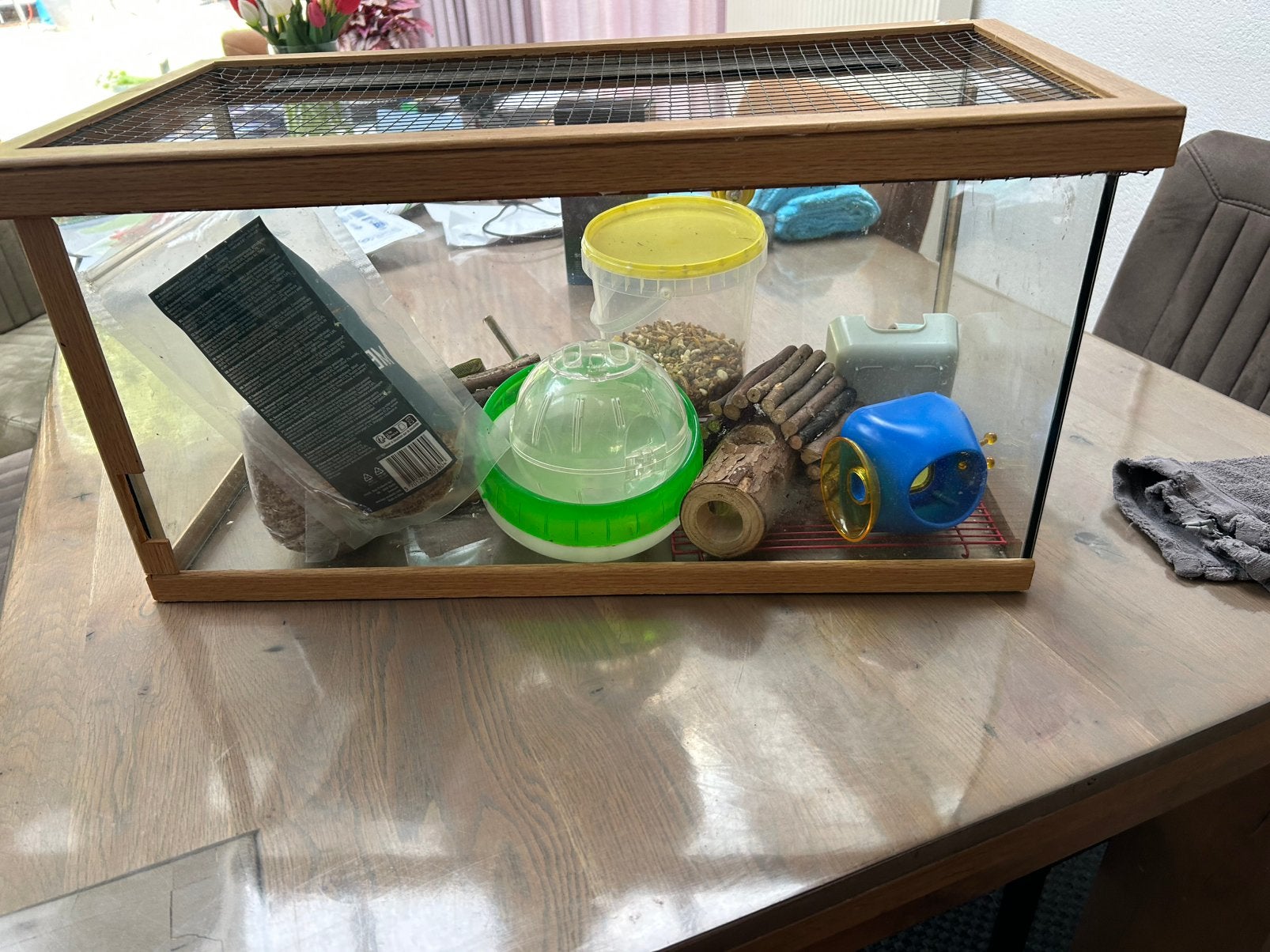 Hamster terrarium, Kooi, Gebruikt, Minder dan 75 cm, Hamster