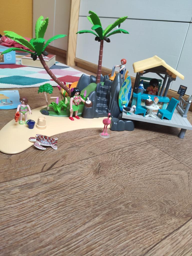 Playmobil 6979 tropisch eiland, Ophalen of Verzenden, Zo goed als nieuw, Complete set