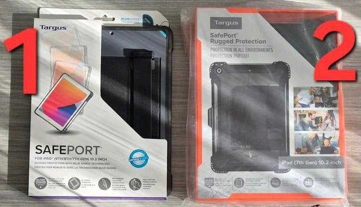 NIEUWE Targus Hoesjes 10.2 iPad 7e / 8e / 9e generatie, 10 inch, Nieuw, Bescherming voor- en achterkant, Ophalen of Verzenden