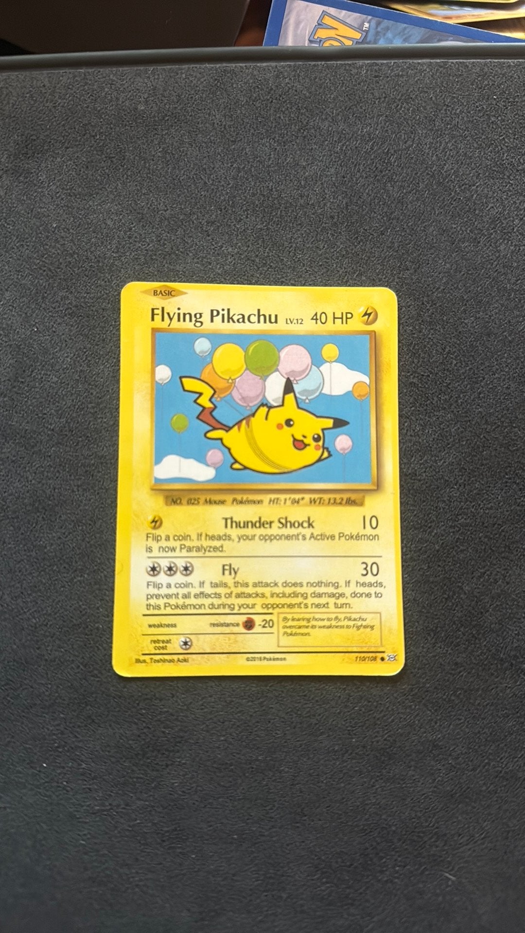 Flying pikachu pokemon kaar, Ophalen of Verzenden, Zo goed als nieuw
