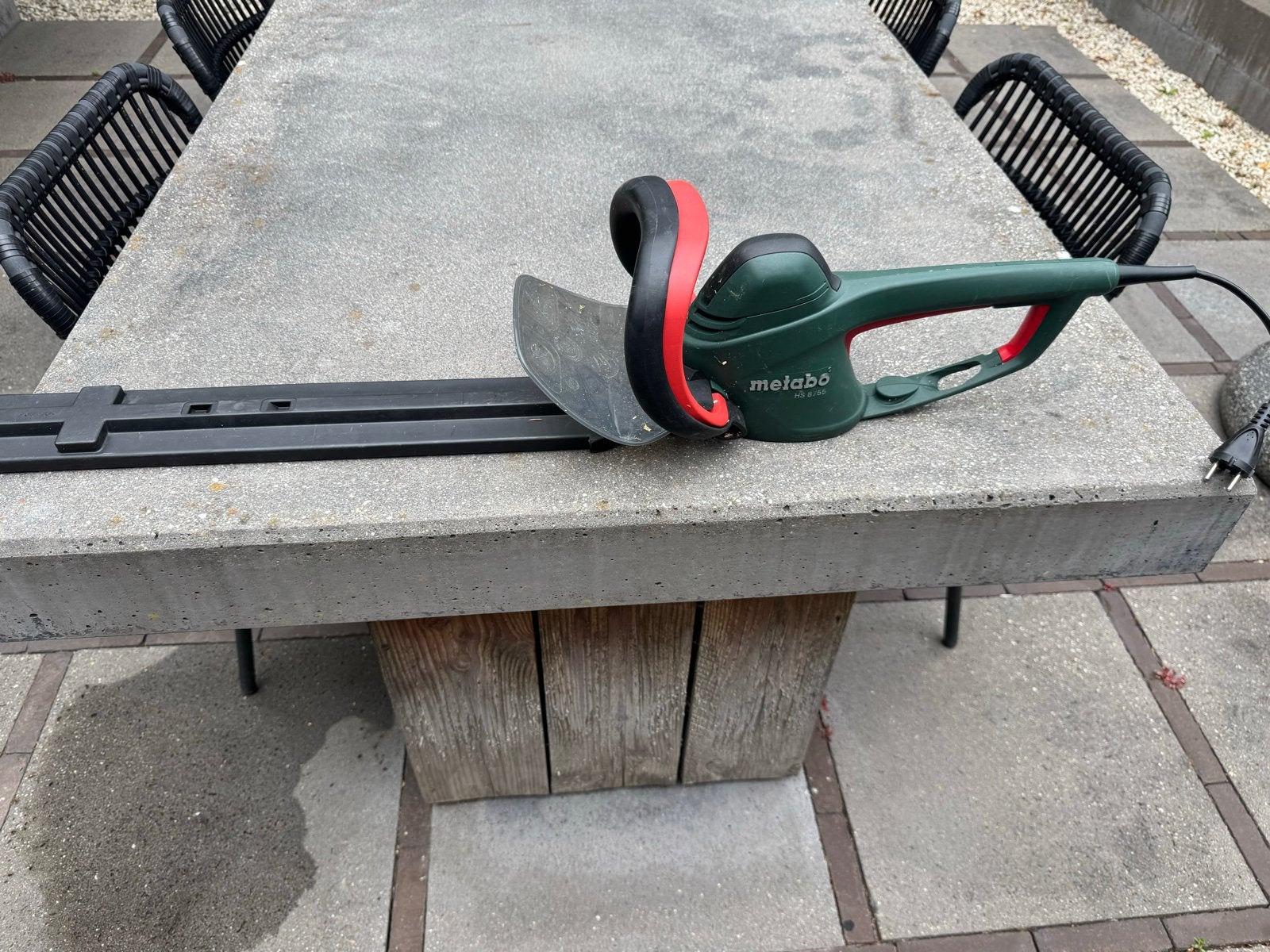 Metabo HS 8755 Heggenschaar - Elektrisch, Ophalen, Gebruikt, Elektrisch