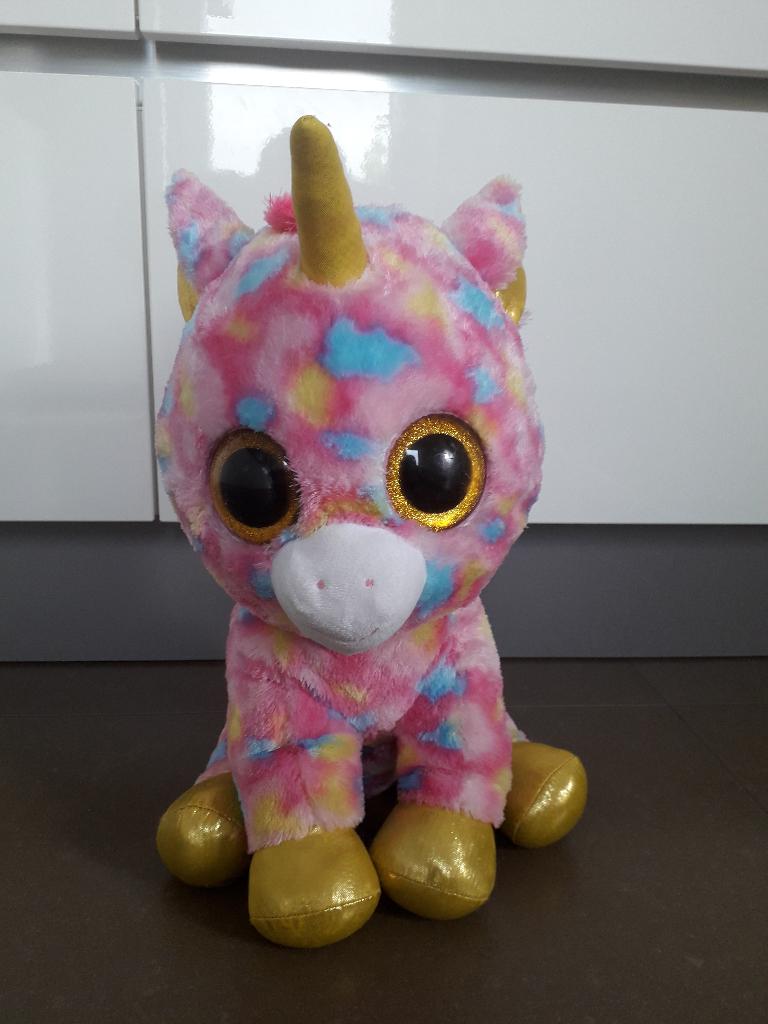 XL Ty beanie boo knuffel eenhoorn unicorn knuffel fantasia, Ophalen of Verzenden, Overige typen